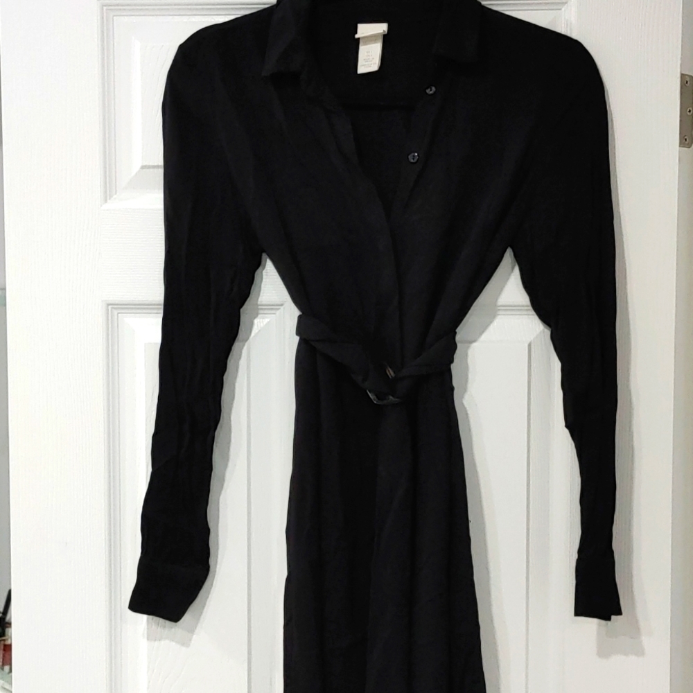 Modest black dress